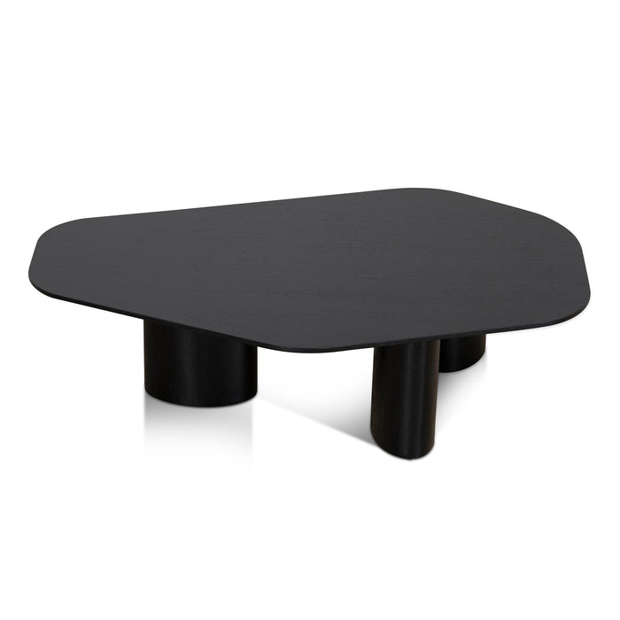 Baroux 1.09m Freeform Coffee Table - Full Black