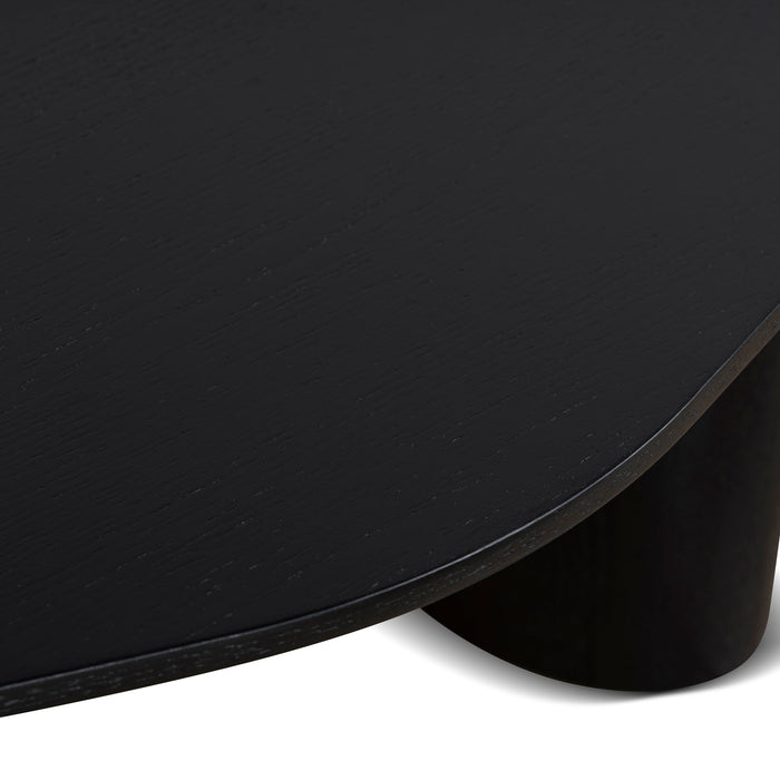 Baroux 1.09m Freeform Coffee Table - Full Black