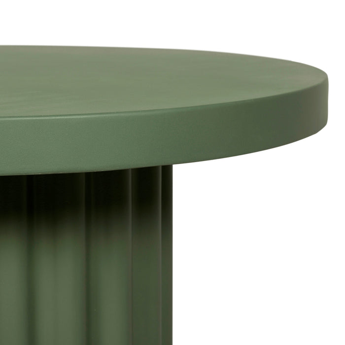 Sovana 90cm Concrete Coffee Table - Green
