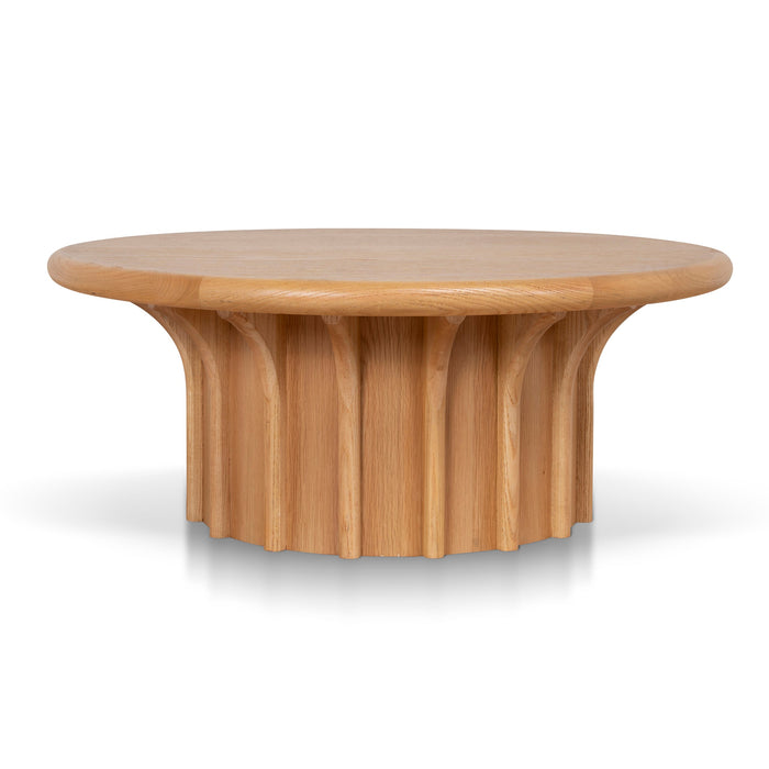 Nereus 90cm Round Coffee Table - Natural