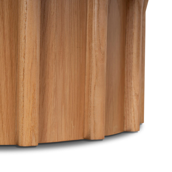 Nereus 90cm Round Coffee Table - Natural