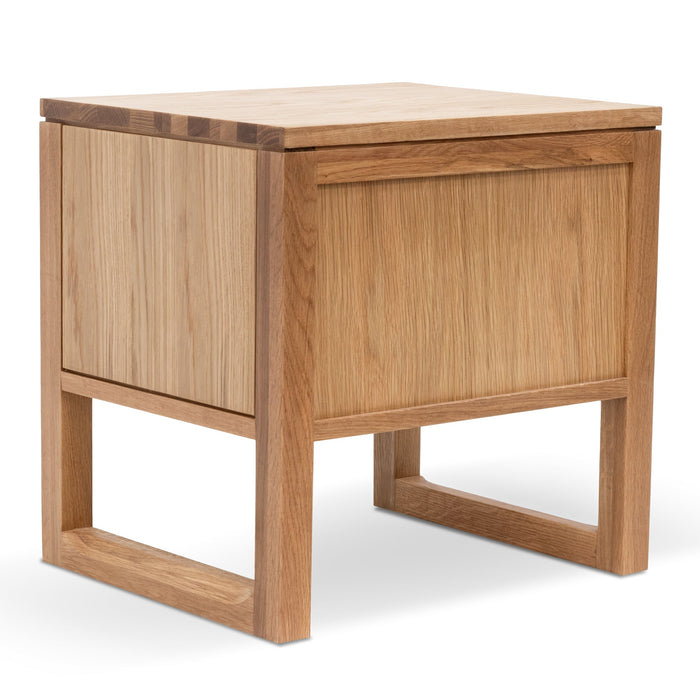 CCF490 2 Drawer Wooden Bedside Table - Natural Oak