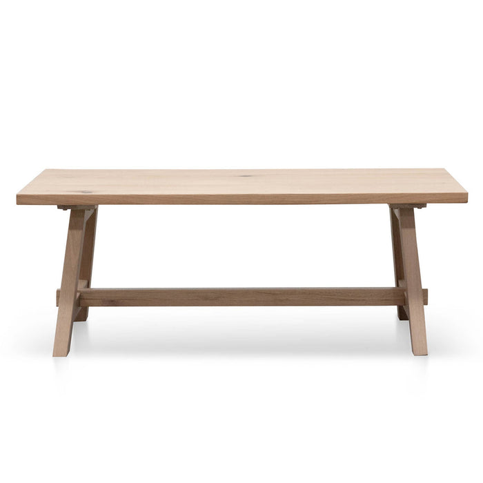 Calibre Furniture Murillo 1.2m Wooden Coffee Table - Washed Natural