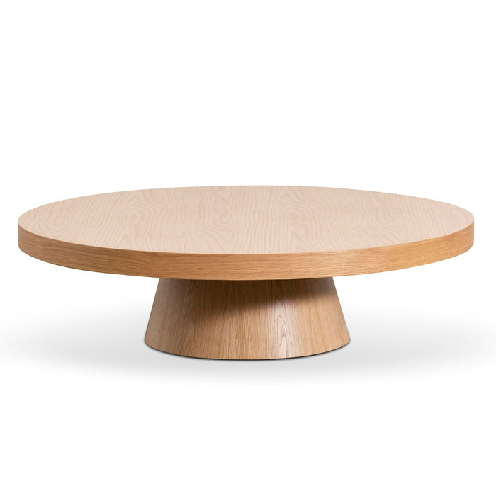 CCF6603-CN 1.1m Round Coffee Table - Natural Oak