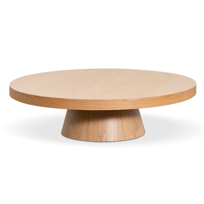 CCF6603-CN 1.1m Round Coffee Table - Natural Oak