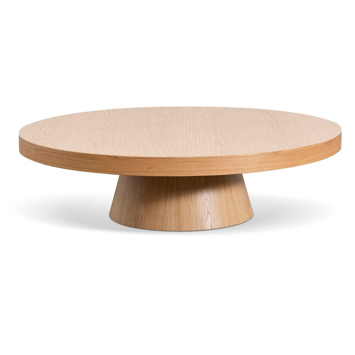 CCF6603-CN 1.1m Round Coffee Table - Natural Oak