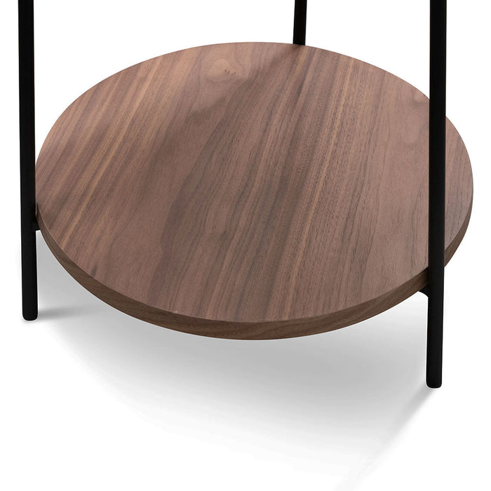 CCF6849-DW 44cm Round Side Table - Walnut