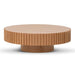 Calibre Furniture Alfaro Oak Round Coffee Table