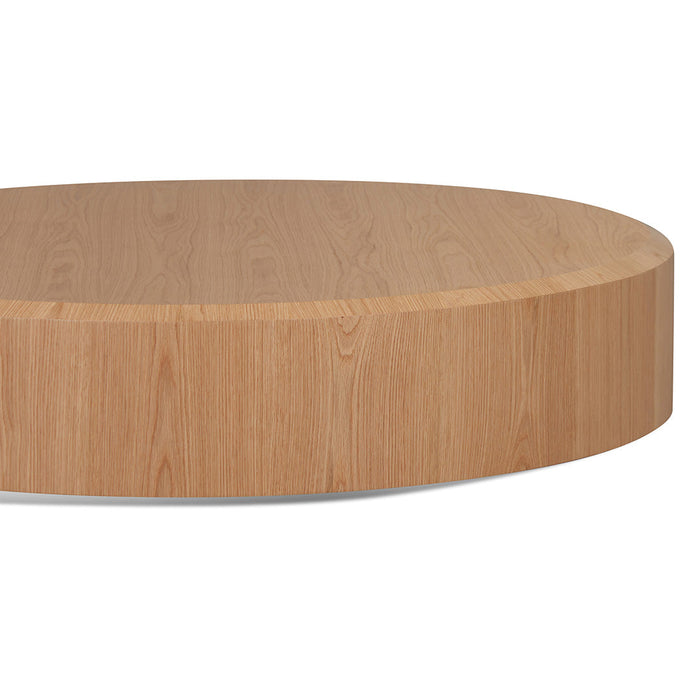 CCF8073-CN 1.5m Round Plinth - Natural Oak