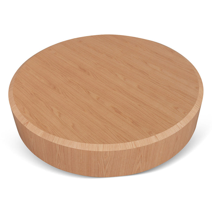 CCF8073-CN 1.5m Round Plinth - Natural Oak