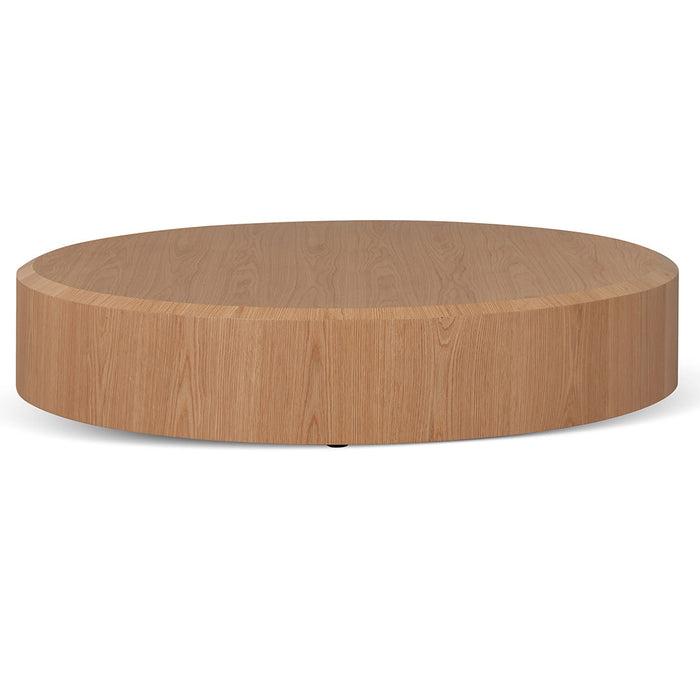 CCF8073-CN 1.5m Round Plinth - Natural Oak