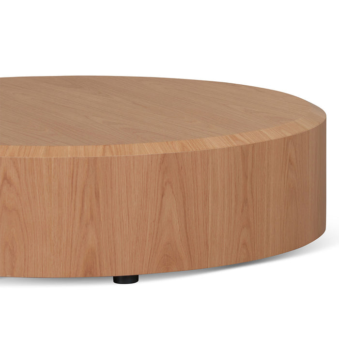 CCF8074-CN 1.2m Round Plinth - Natural Oak