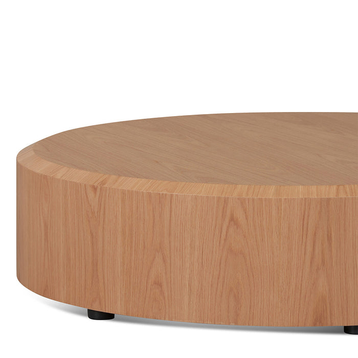 CCF8074-CN 1.2m Round Plinth - Natural Oak