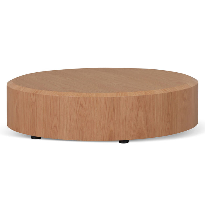 CCF8074-CN 1.2m Round Plinth - Natural Oak