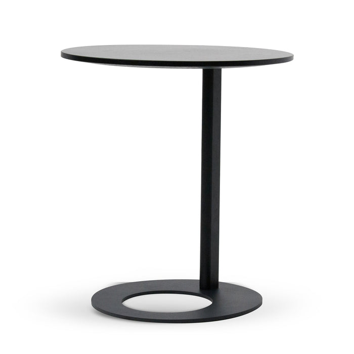 CCF8161-SU 50cm Wooden Side Table - Full Black