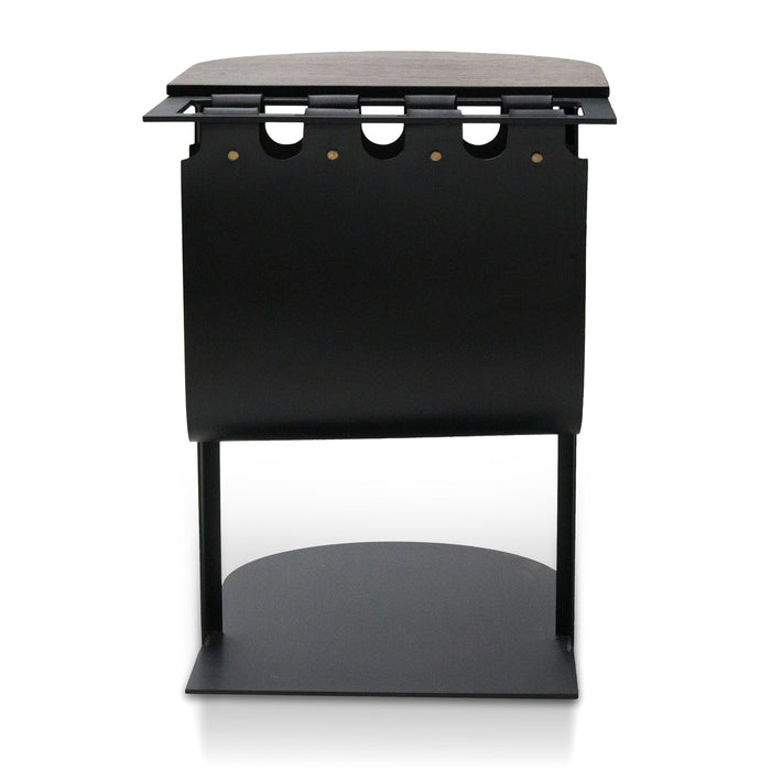 CCF8162-SU 55cm Side Table - Full Black