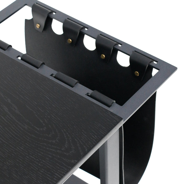 CCF8162-SU 55cm Side Table - Full Black