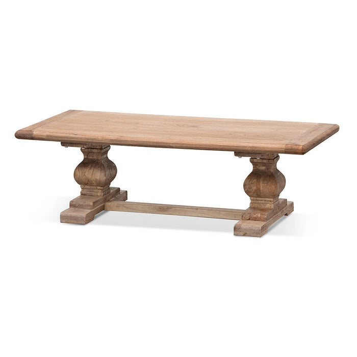 Calibre Furniture Titan 120cm Elm Coffee Table - Natural