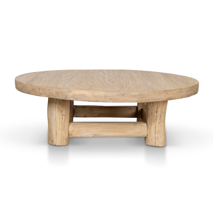 CCF8657-NA 100cm Elm Round Coffee Table - Natural