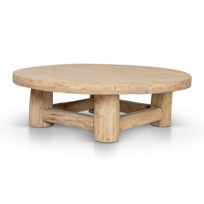 CCF8657-NA 100cm Elm Round Coffee Table - Natural