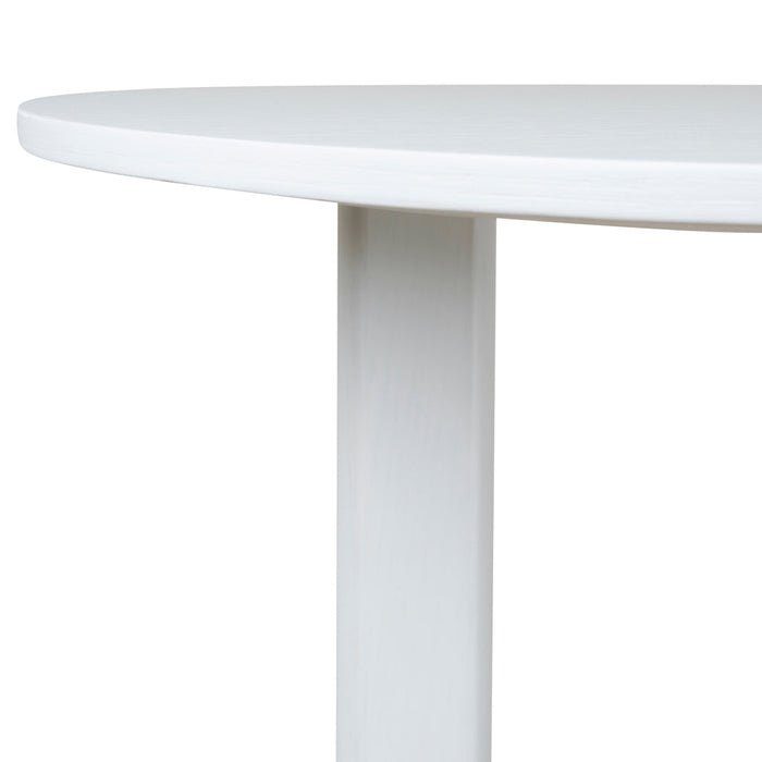 CCF8962-SU 50cm Wooden Side Table - Full White