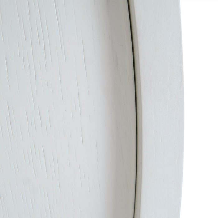Tamera 100cm Wooden Round Coffee Table - White