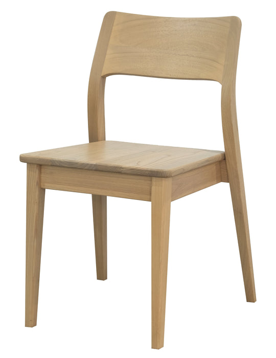 Providence Solid Indonesian Oak Dining Chair - Set of 2 (Natural)