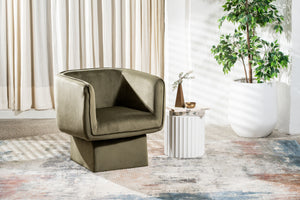 Chloe Swivel Occasional Chair Moss