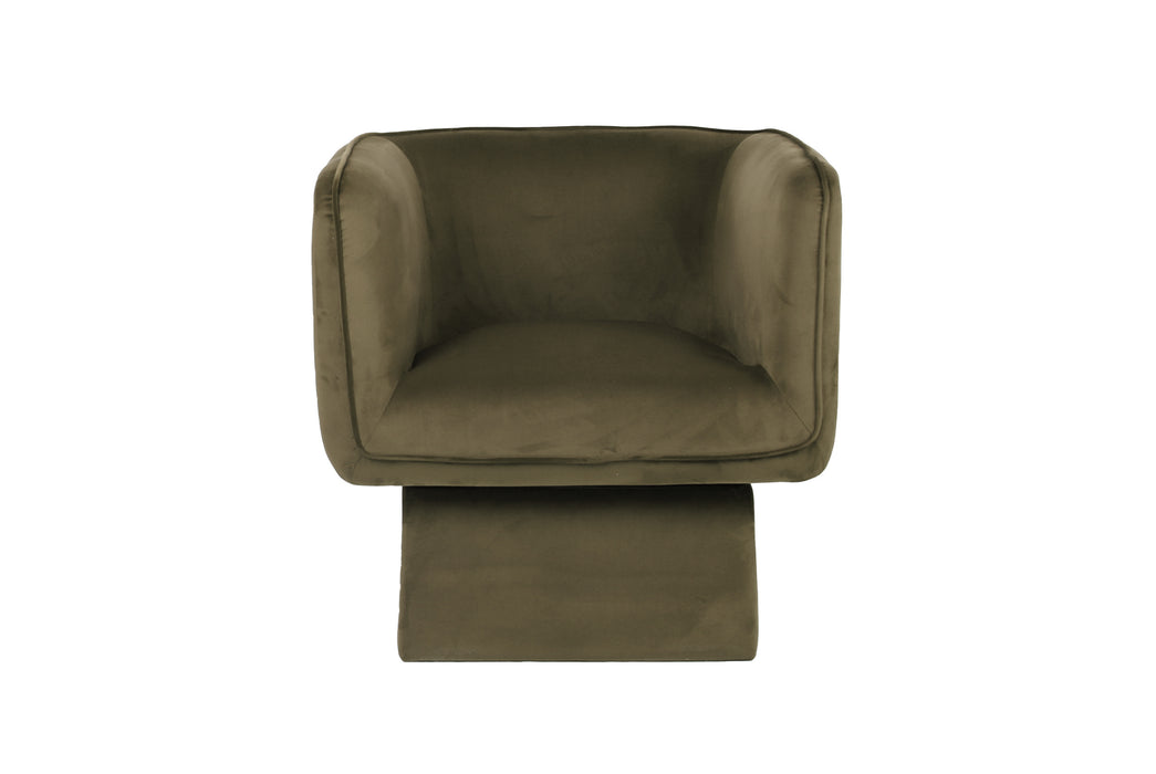 Chloe Swivel Occasional Chair Moss