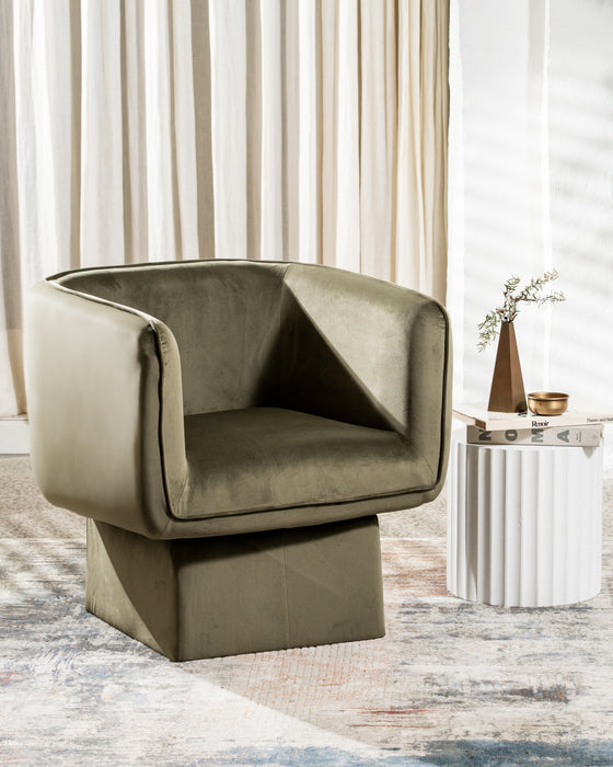 Chloe Swivel Occasional Chair Moss