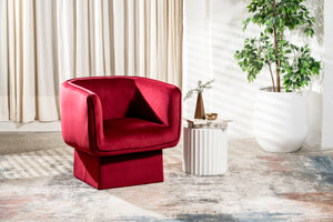 Chloe Swivel Occasional Chair Wine