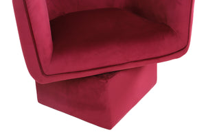 Chloe Swivel Occasional Chair Wine