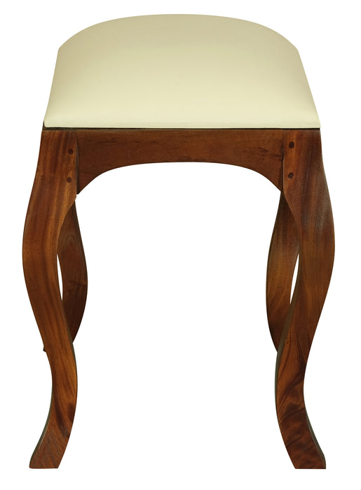 Queen Anne Stool for Dressing Table (Mahogany)