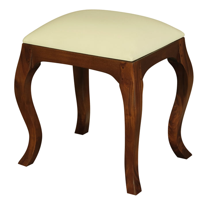 Queen Anne Stool for Dressing Table (Mahogany)