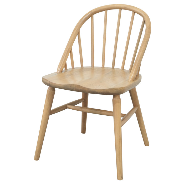 Vera Solid Oak Dining Chair - Set of 2 (Natural)