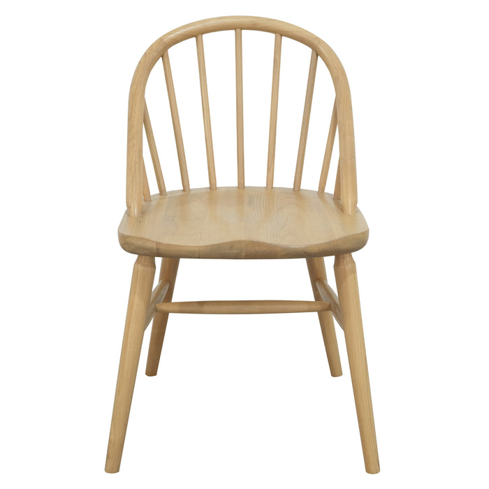 Vera Solid Oak Dining Chair - Set of 2 (Natural)