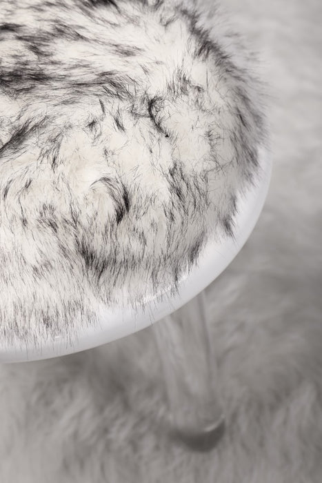 Illusion White Bear Stool