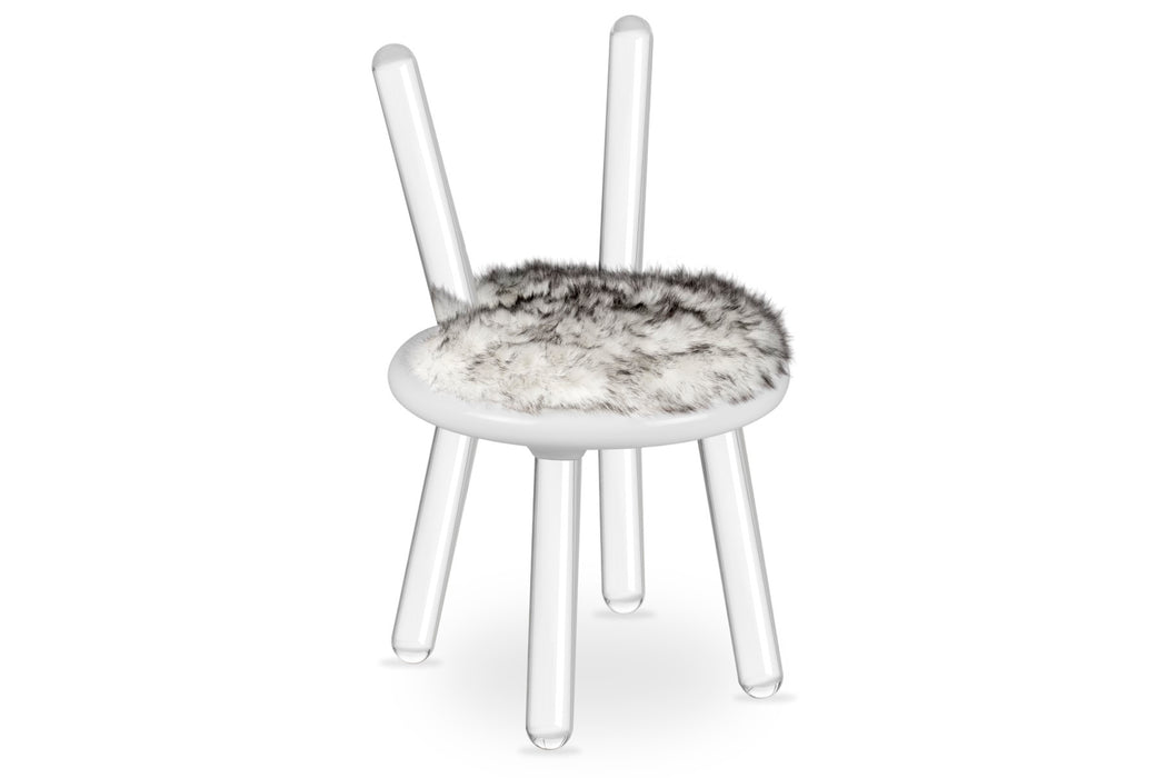 Illusion White Bear Chair