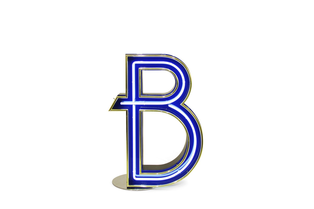 Letter B Graphic Lamps