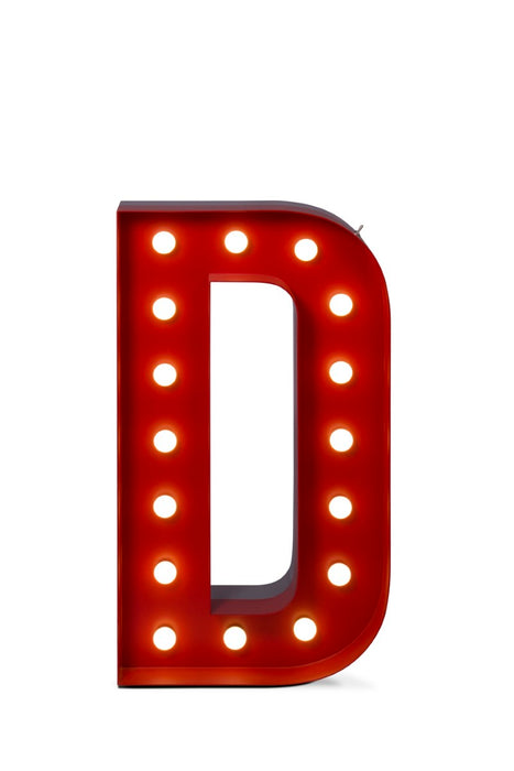 Letter D Graphic Lamps