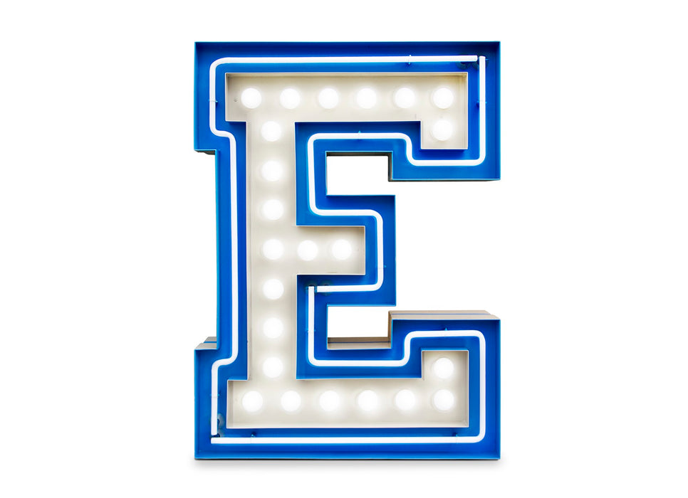 Letter E Graphic Lamps