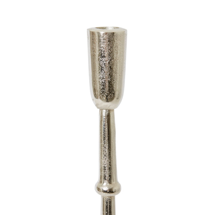 Isabella Candle Holder - Nickel, 58cm (H)