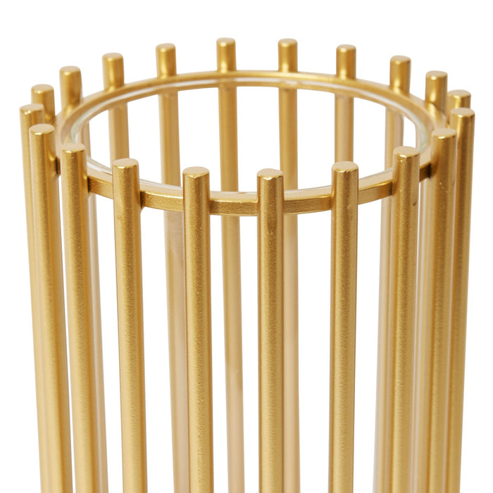 Jin x Candle Holder - Gold, 31cm (H)