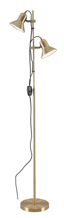 Corelli 2 Floor Lamp - Antique Brass
