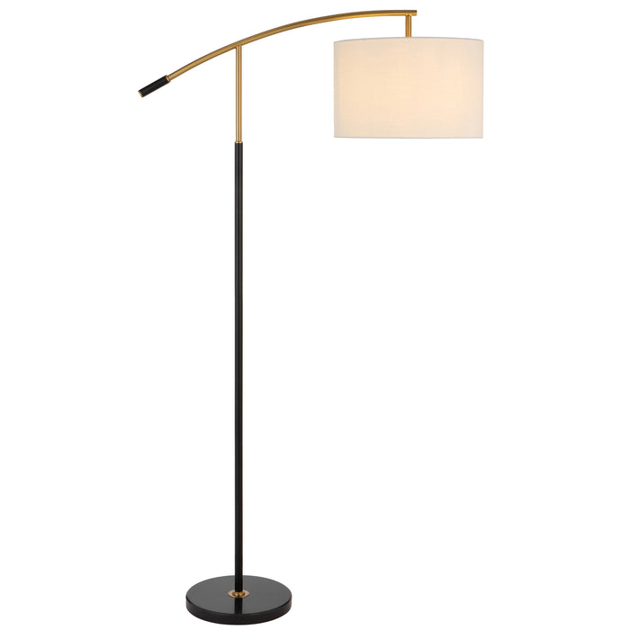 Cruz Floor Lamp - Black, Gold, Ivory
