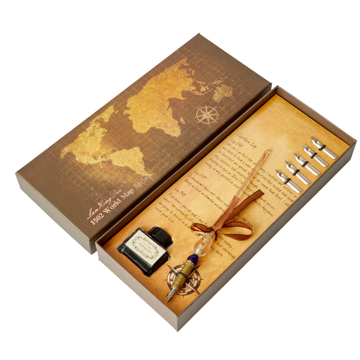 Fleck Glass Pen Set