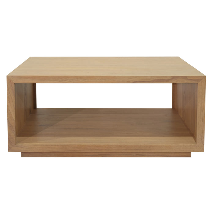 Oscar Solid Mindi Timber Coffee Table (Natural)