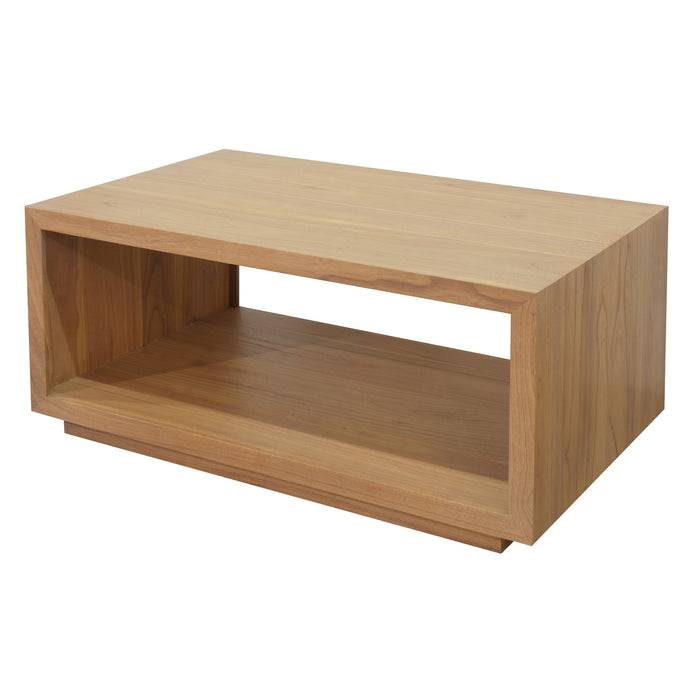 Oscar Solid Mindi Timber Coffee Table (Natural)
