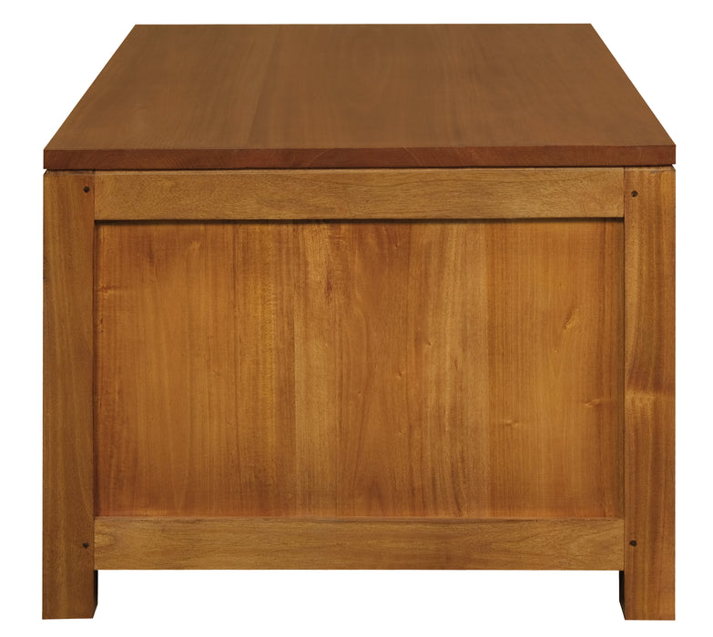 Paris 4 Drawer Coffee Table (Light Pecan)
