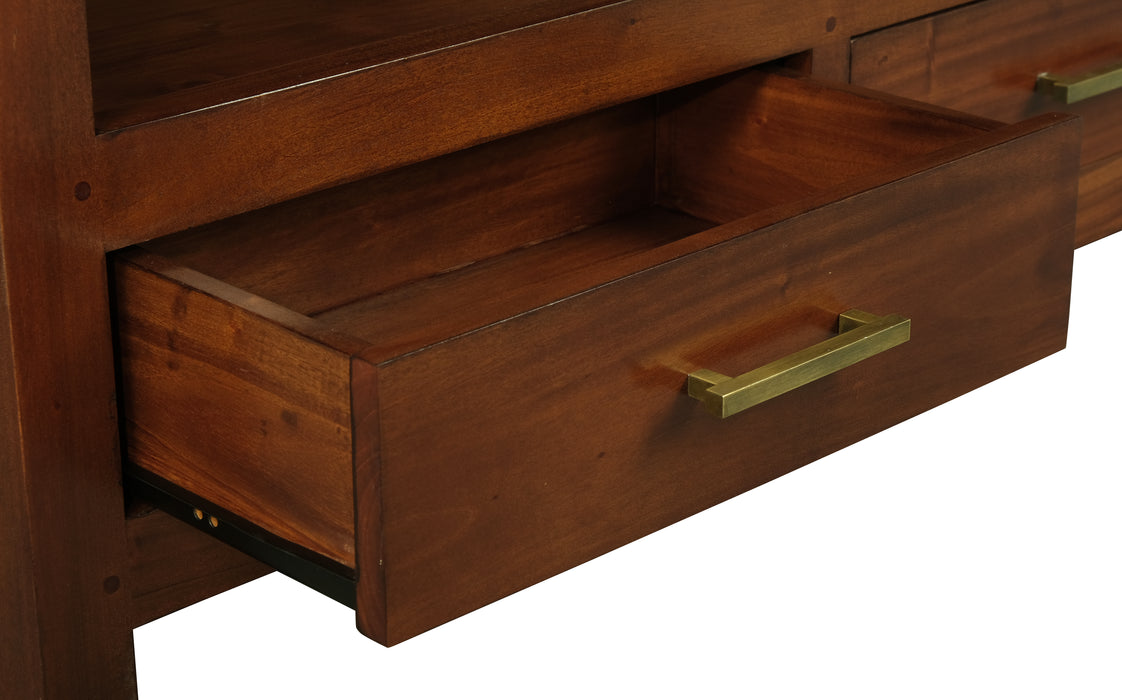 Paris 4 Drawer Coffee Table (Mahogay)